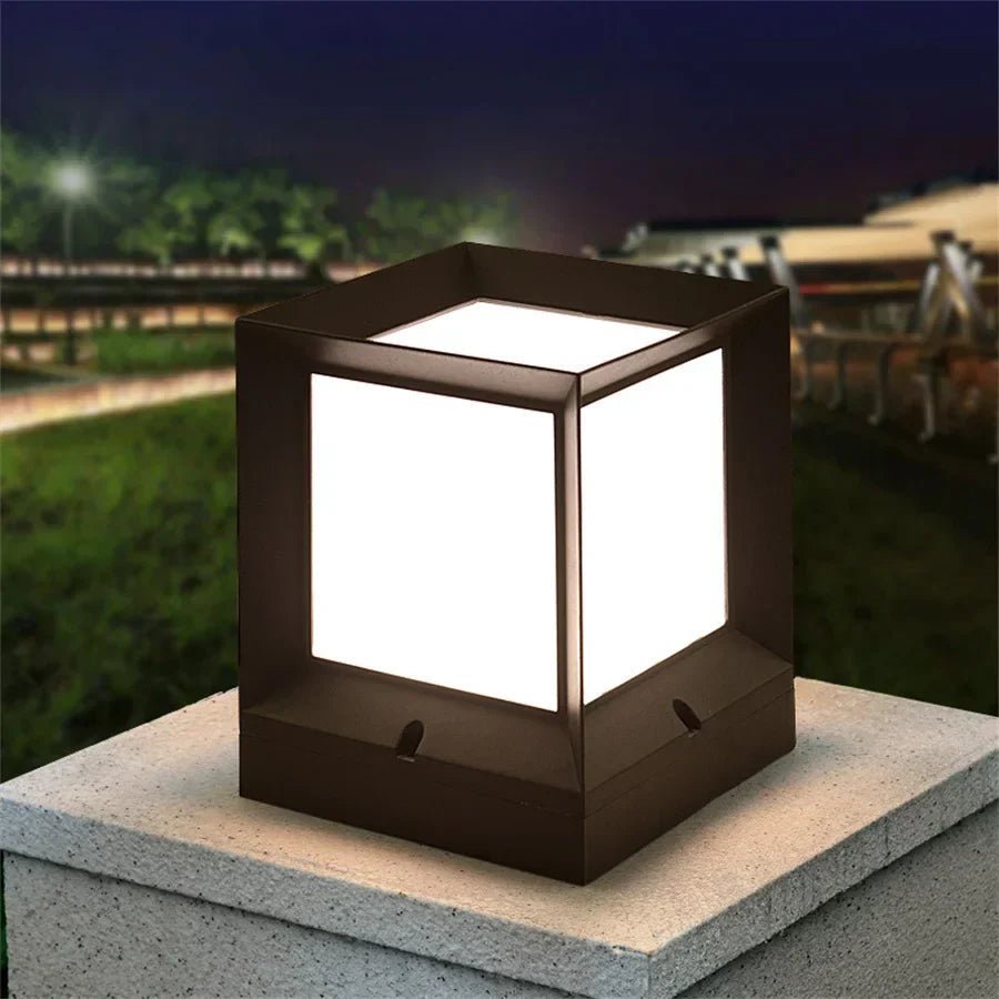 Garden Lights Mains Powered, Modern LED Outdoor Floor Lamp, Driveway Lights for Paths, IP65 Outdoor Lighting