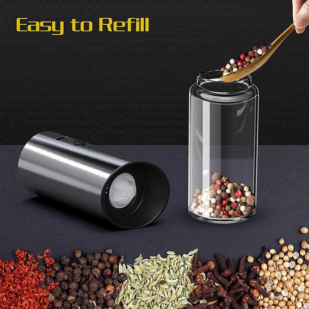 Electric Pepper Mill Rechargeable, Adjustable Peppercorn Mill – image 6