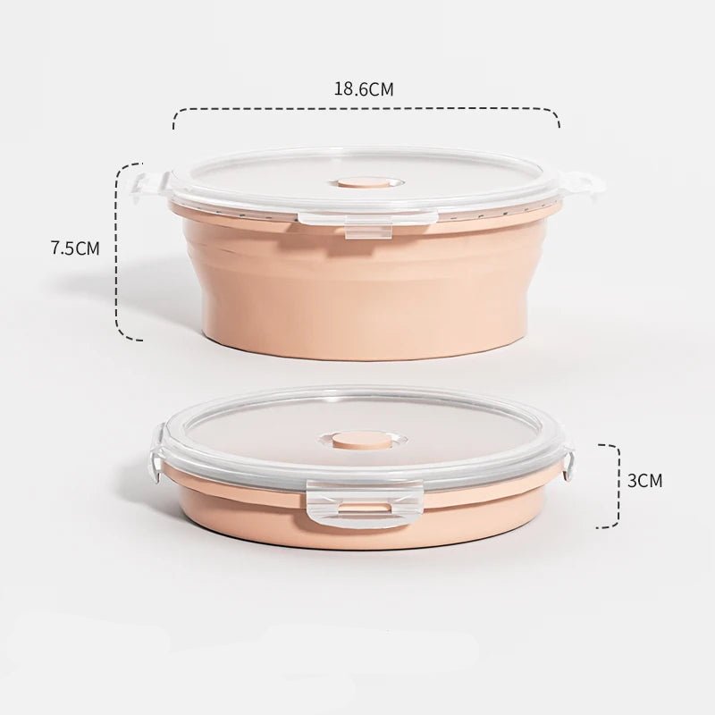 Collapsible Food Storage Containers, Snack Boxes for Meal Prep in 350 to 1200 ml – image 12