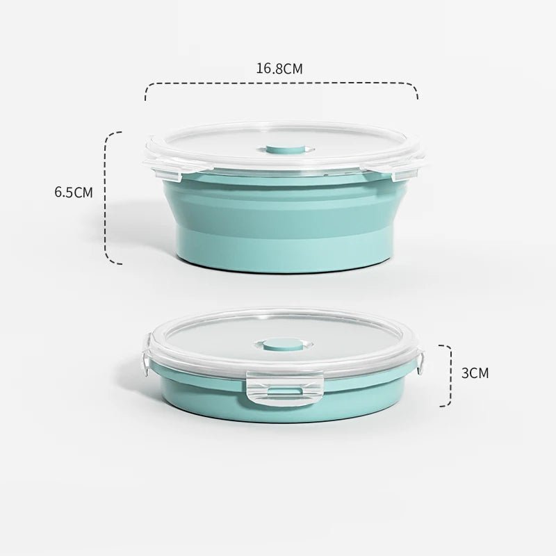 Silicone Food Containers with Lids, Snack Boxes for Meal Prep in 350 to 1200 ml – image 13