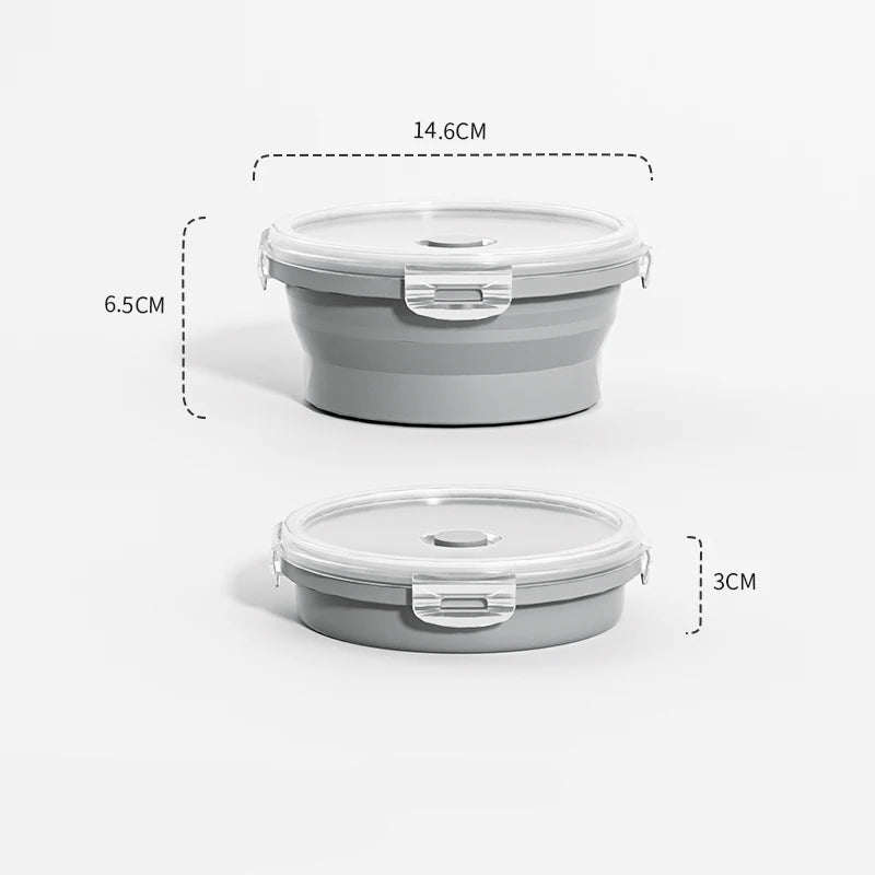 Collapsible Food Storage Containers, Snack Boxes for Meal Prep in 350 to 1200 ml – image 16
