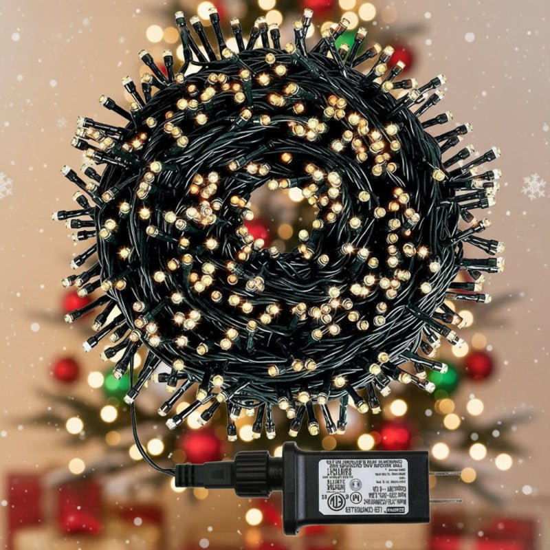 Outdoor Christmas Lights with Clear Cable, Christmas Window Lights, Curtain Fairy Lights IP44 for Indoor and Outdoor_02