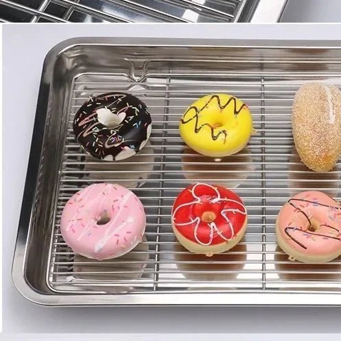 Baking Tray with Rack, Stainless Steel Baking Tray Set with Removable Cooling Rack, Oven Tray for Roasting and Baking_03