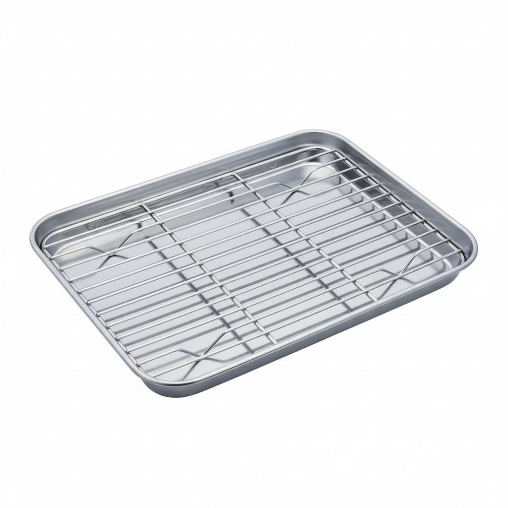 Baking Tray with Rack, Stainless Steel Baking Tray Set with Removable Cooling Rack, Oven Tray for Roasting and Baking_07