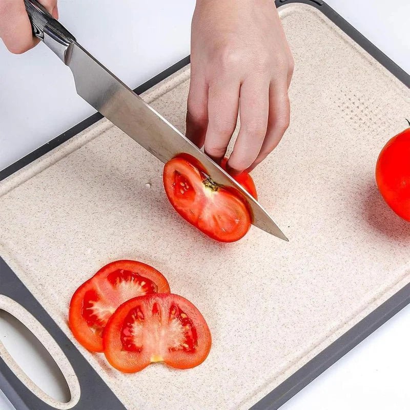 Stainless Steel Chopping Board, Double Sided Metal Cutting Board for Meat and Vegetables – image 4