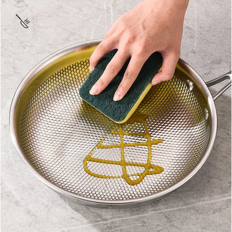 Stainless Steel Pans, Uncoated Steak Frying Pan – image 6