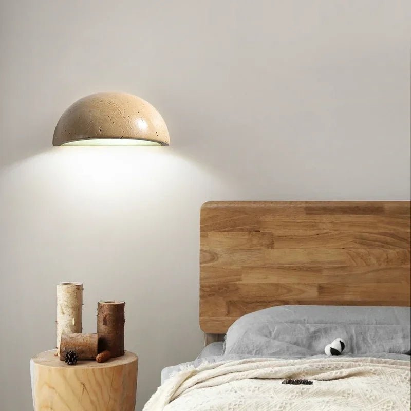 Wall Lights, LED Living Room Wall Lights, Modern Stone Lamp for Hallway and Bedroom, Indoor Wall Sconce_02