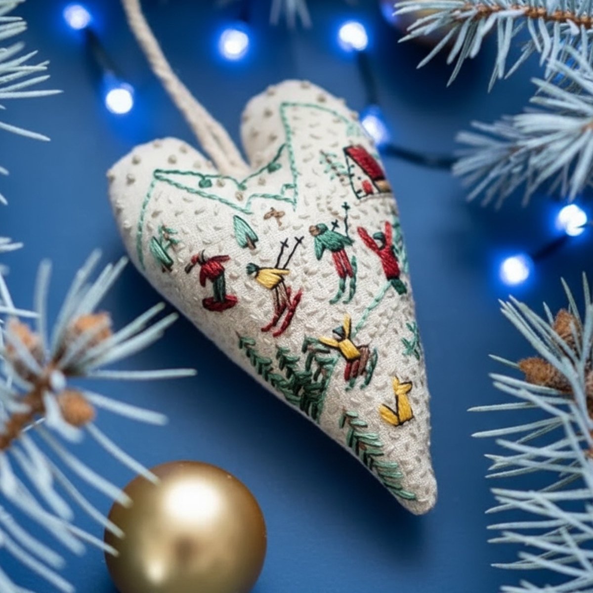 Christmas Embroidery Kit, DIY Christmas Decorations – image 11
