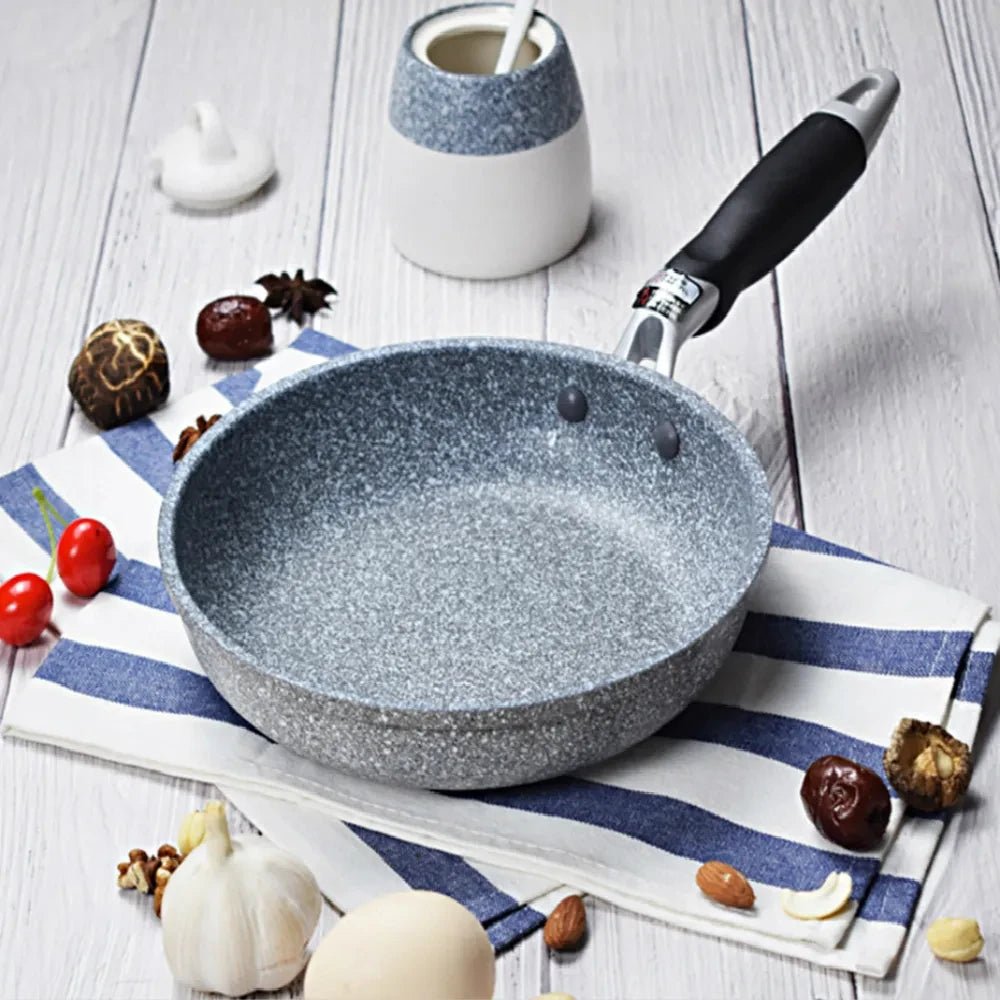 Non Stick Frying Pan Skillet in Stone Look, Aluminium Non Stick Pan, Induction Pan for Induction and Gas Hobs_01