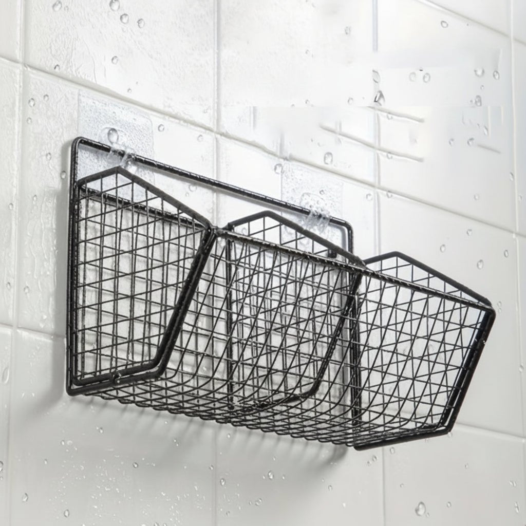 Storage Baskets Wall Mounted, Stainless Steel Wire Basket – image 8