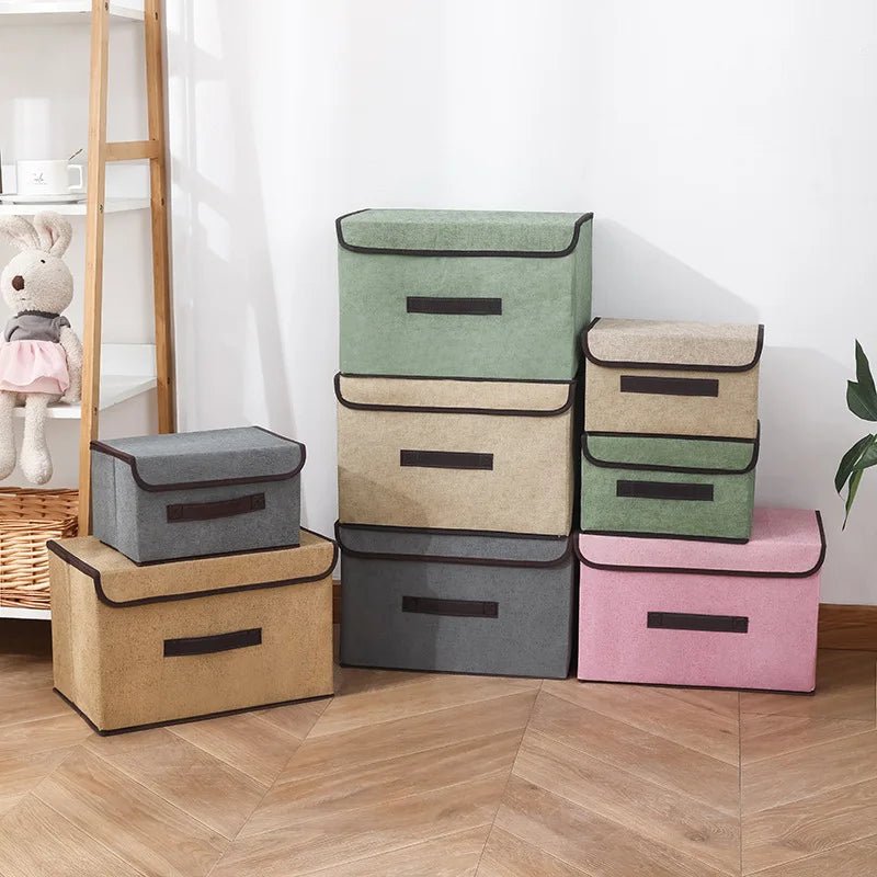Foldable Storage Boxes for Clothes, Kids Toy Storage Box, Toy Box for Bedroom, Fabric Wardrobe Organiser