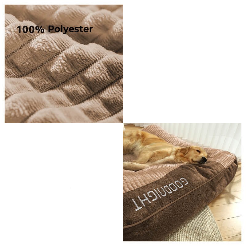 Dog Bed for Large Dogs, Orthopaedic Dog Bed with Headrest, Extra Large Dog Bed with Washable Cover XL to 3XL_04