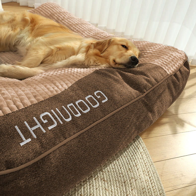 Dog Bed for Large Dogs, Orthopaedic Dog Bed with Headrest, Extra Large Dog Bed with Washable Cover XL to 3XL_05