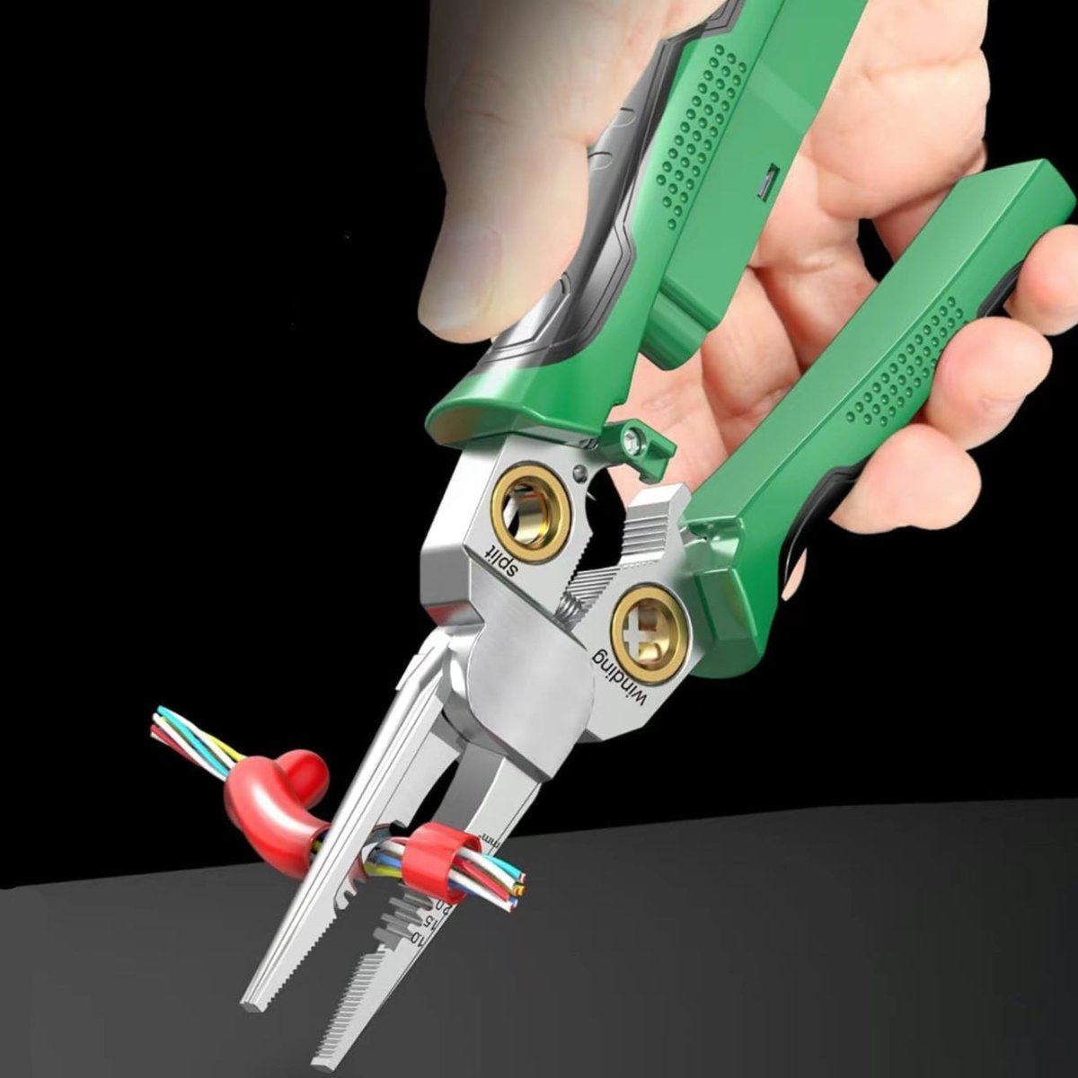 Wire Strippers 8 in 1, Crimping Tool with Voltage Tester – image 5