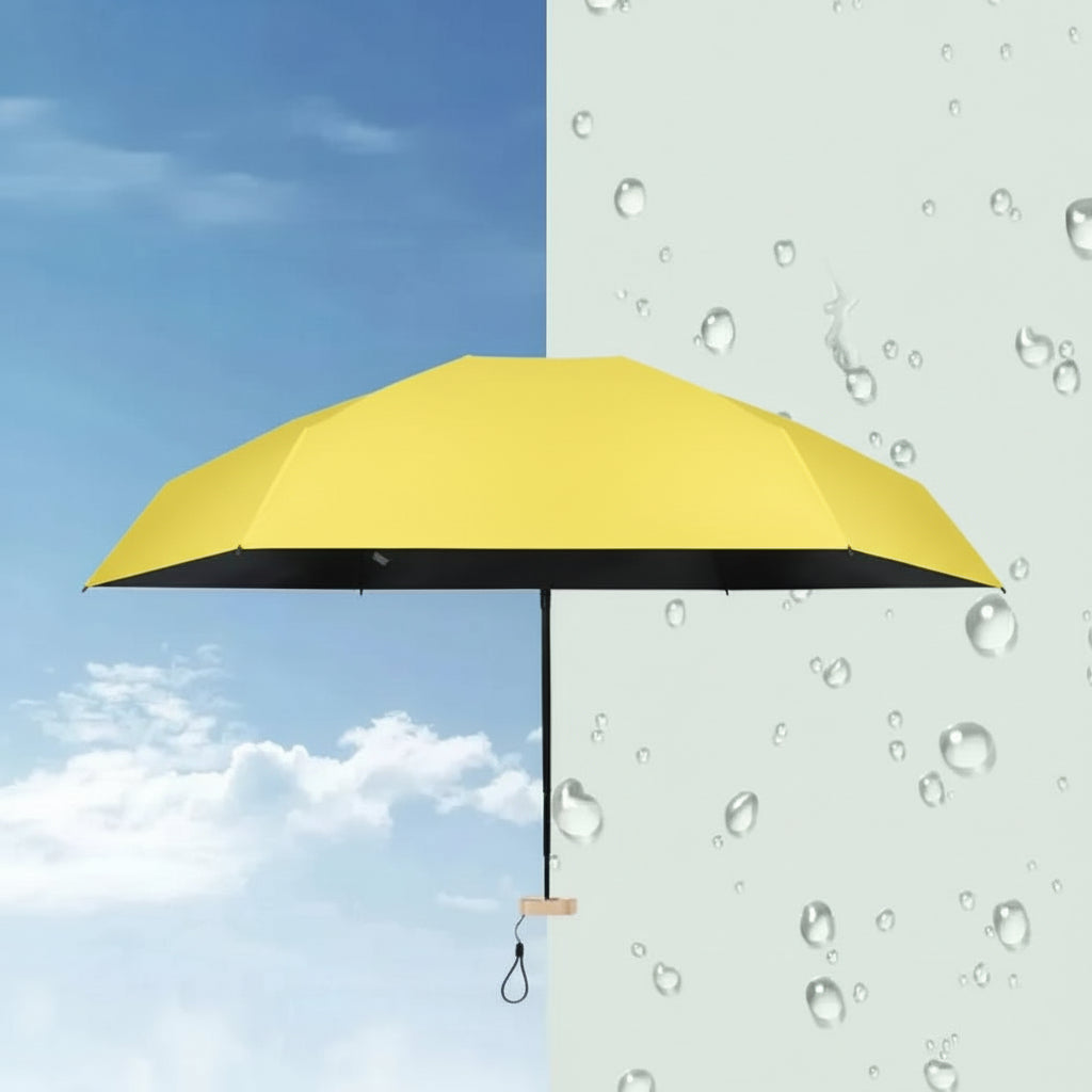 Mini Sunshade, Sun Umbrella with UV Protection, Compact Small Umbrella for Travel, Folding UV Umbrella for Sun and Rain_02