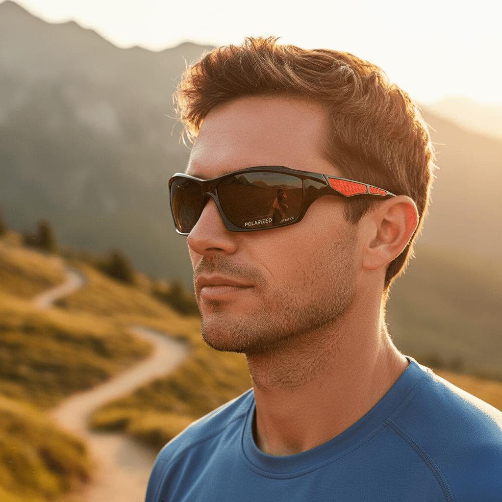 Polarised Sunglasses for Men and Women, Mens Sunglasses with UV400 Protection, Round Metal Sunglasses and Shades
