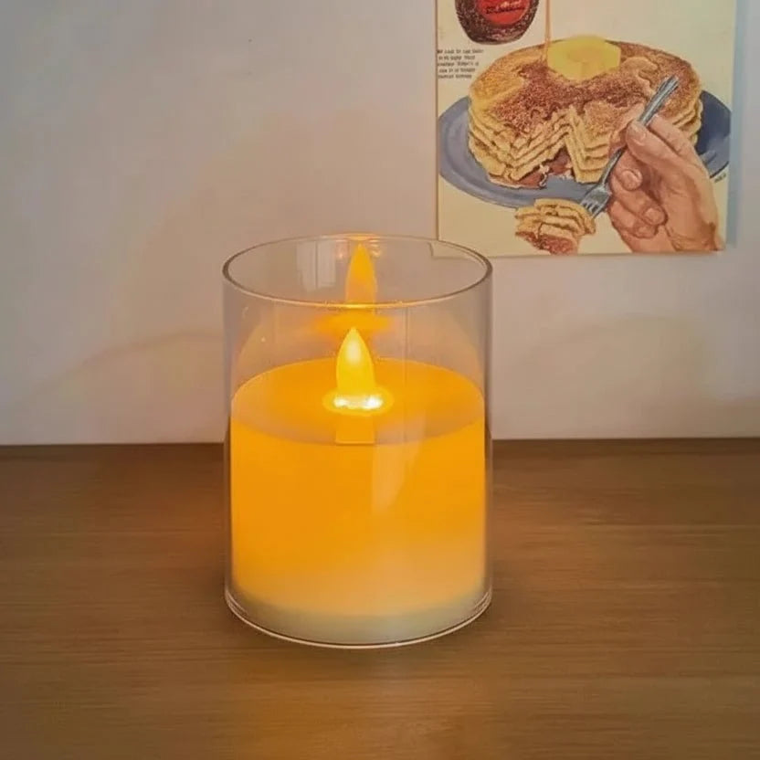 LED Candles Rechargeable, Battery Candles with Flickering Light, Flameless Candles for Home Decor and Bedroom Lighting_07