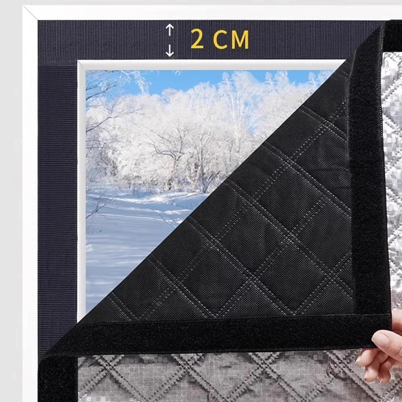 Thermal Curtains for Sun Protection and Privacy, Short Curtains with Tape Header, Thick Heat Insulating Curtains_03