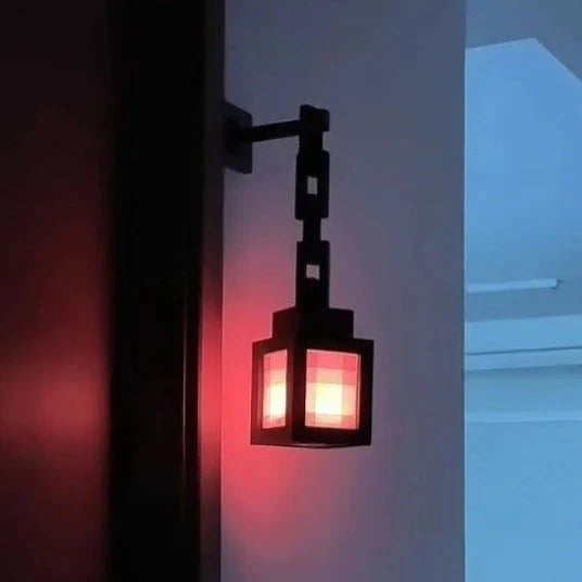 Rechargeable Night Light, Pixel LED Night Light for Bedroom and Desk, Nightstand Lamp, Mood Lighting for Game Room
