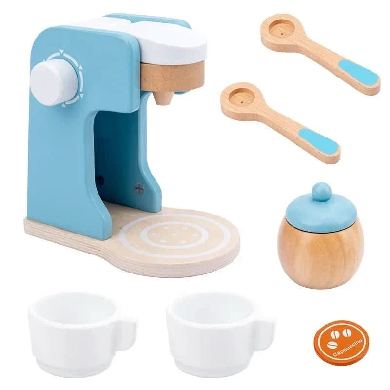 Toy Kitchen Accessories, Wooden Toy Coffee Machine or Toaster, Wooden Toys for Role Play, Toy Kitchenware_13
