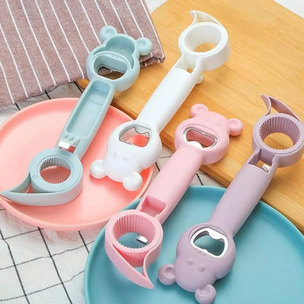 Bottle Openers 4 in 1, Beer Bottle Opener and Jar Opener for Screw Caps, Kitchen Accessories and Bar Accessories_01