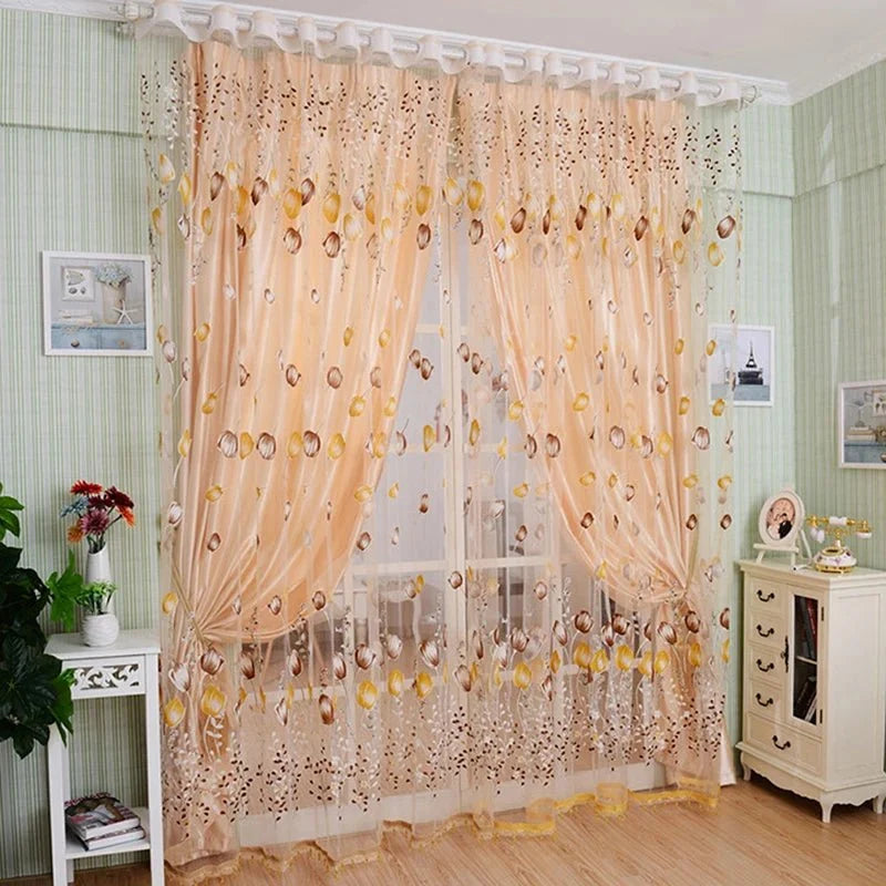 Net Curtains for Living Room, Voile Curtains, Sheer Curtains for Bedroom Windows with Rod Pocket, Tulle Voile Panels