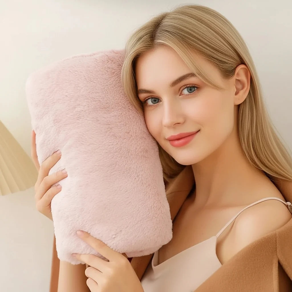 Rechargeable Heating Pad for Back and Stomach, Electric Heating Pad with USB, Camping Accessories and Hiking Gear