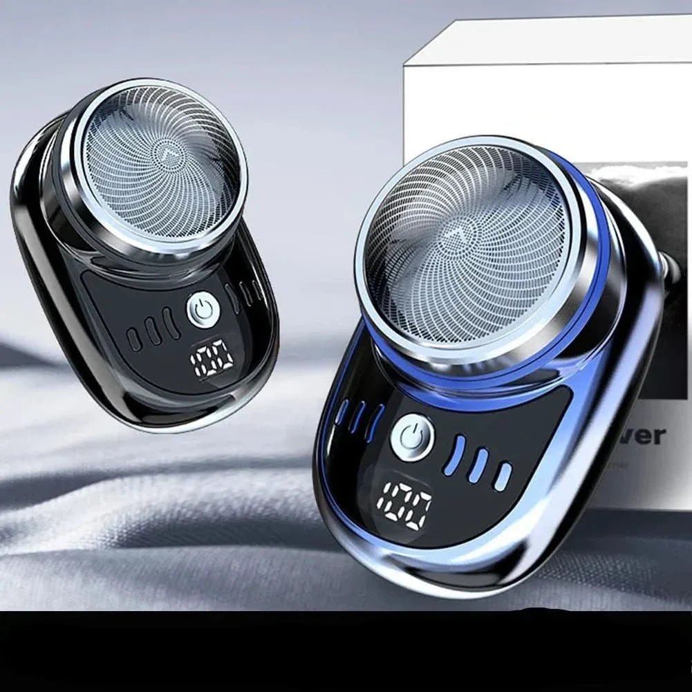 Mini Electric Shaver with USB Charging, Travel Razor with Detachable Head