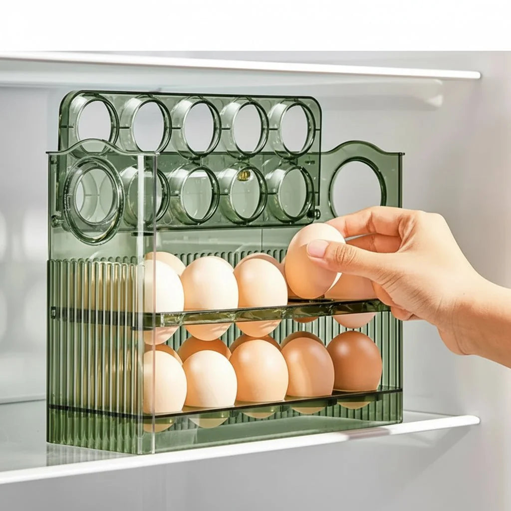 Egg Holder with Side Door, Egg Storage Container – image 6