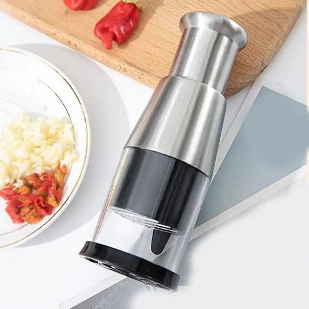 Garlic Presses, Garlic Squeezer, Stainless Steel Garlic Crusher with Integrated Grinder for Kitchen_03