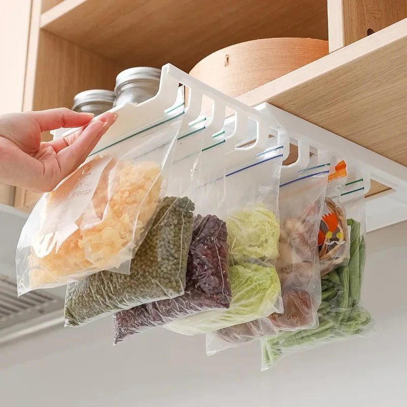 Fridge Organisers, Fridge Drawer Organiser for Food Bags and Snacks, Fridge Rack, Kitchen Storage_02
