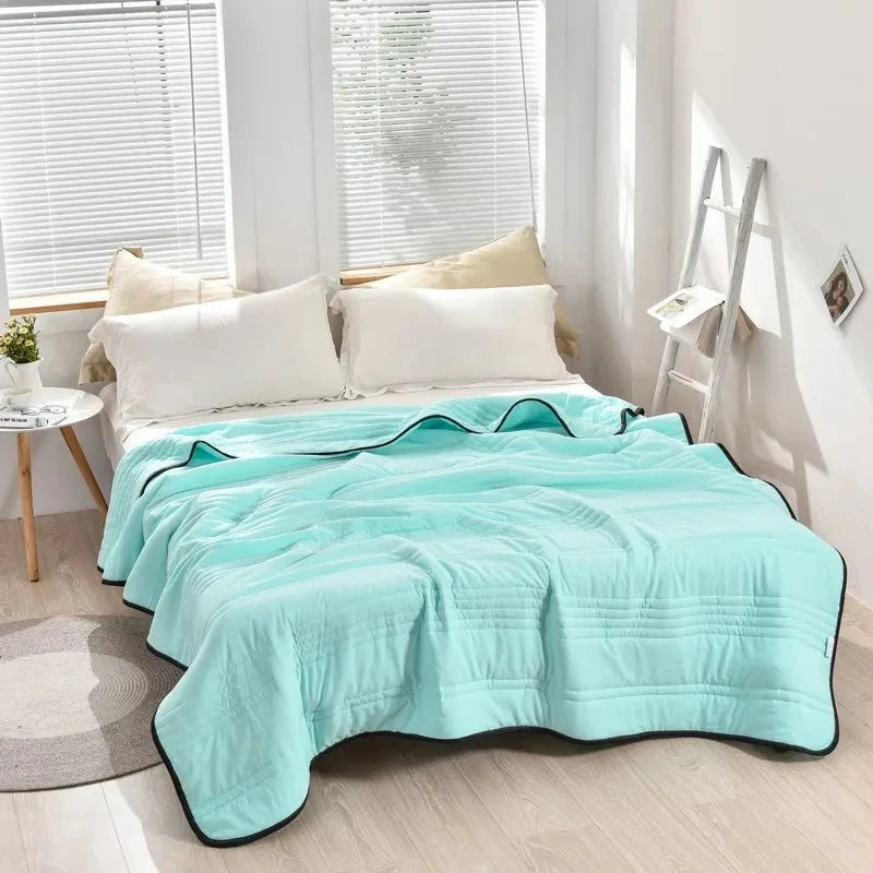Cooling Blankets, Cool Blanket for Hot Nights, Lightweight Summer Blanket for Bed, Breathable Cooling Bedding_07