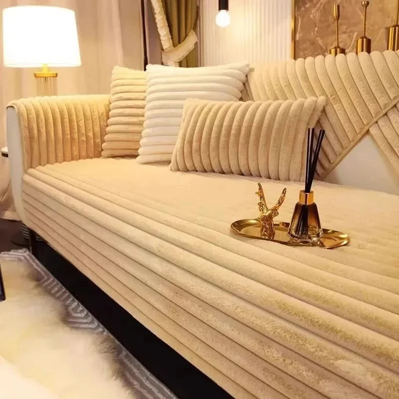 Sofa Covers, Non Slip Sofa Slipcover in Soft Polyester, Washable Sofa Protector for Upholstered Furniture_10