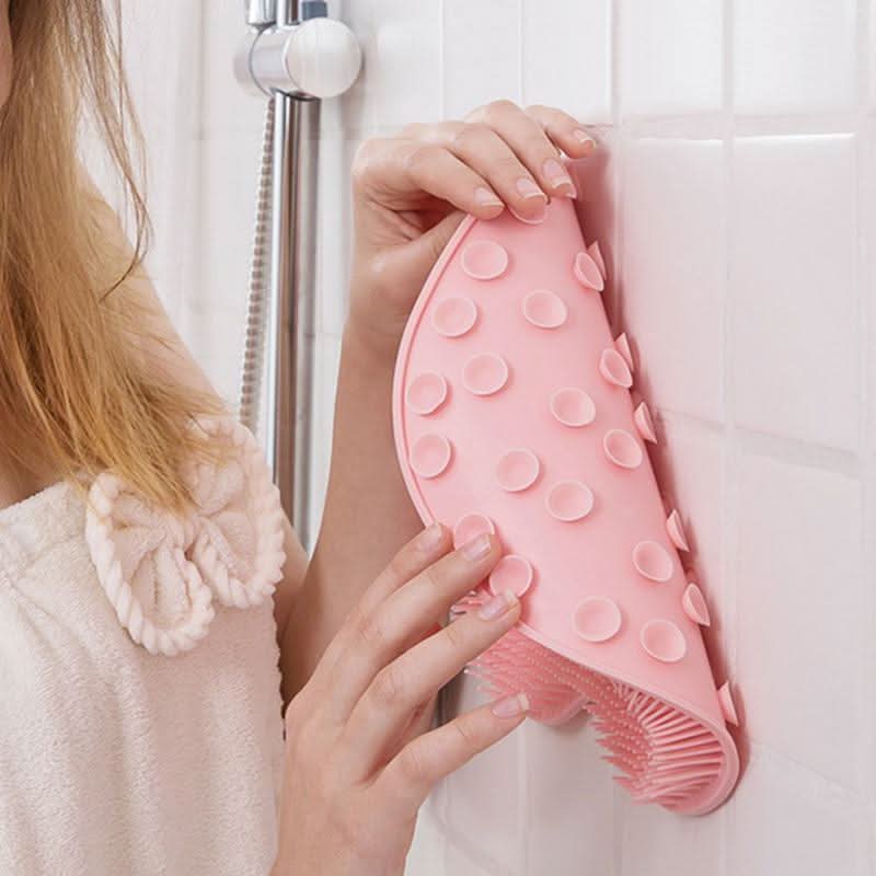 Exfoliating Body Scrubber, Shower Foot Scrubber, Back Scrubber for Shower with Suction Cups, Body Exfoliator_04