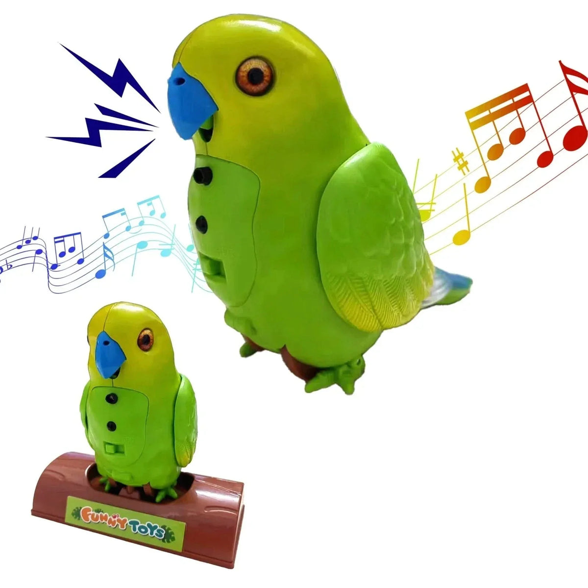 Talking Parrot Toy That Repeats What You Say, Singing Talking Bird, Funny Gifts for Kids and Adults_05