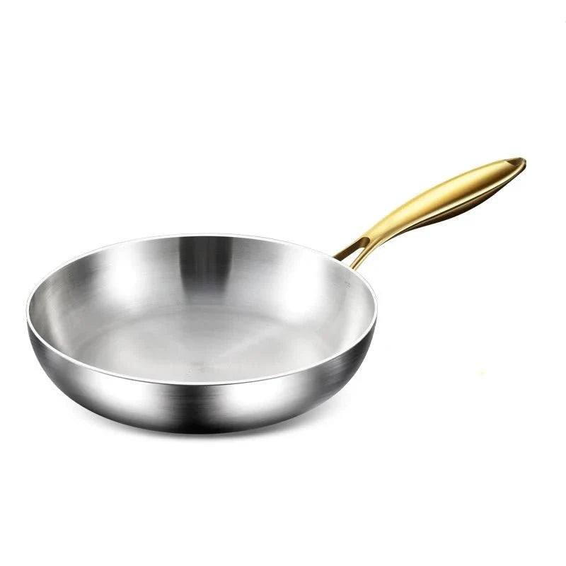 Stainless Steel Pans, Frying Pan for Induction Hob, Uncoated 316 Stainless Steel Cookware with 7 Layer Design – image 9
