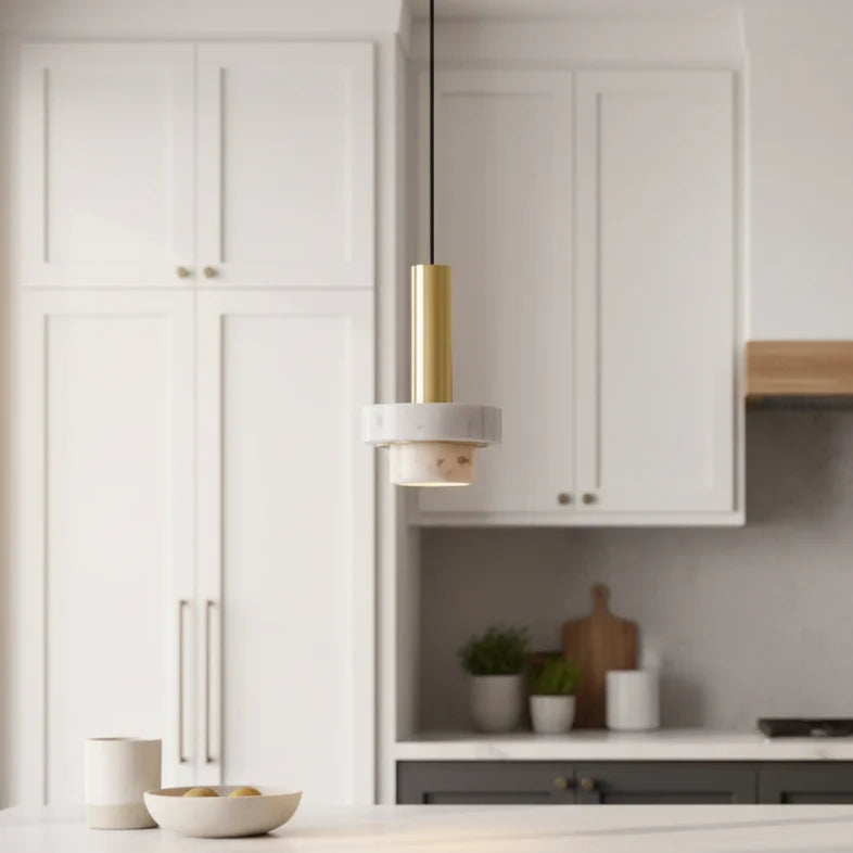 Pendant Ceiling Lights, Modern Pendant Light with Adjustable Cable up to 120 cm, Hanging Light Fitting with E27 Socket