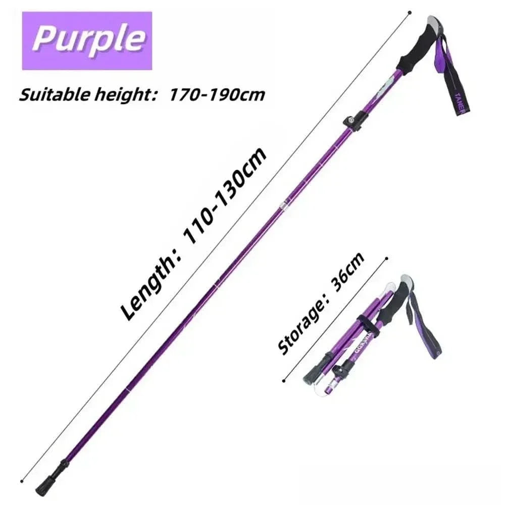 Adjustable Trekking Pole, Telescopic Hiking Pole in Aluminium or Carbon, Folding Walking Stick, Nordic Walking Pole_20