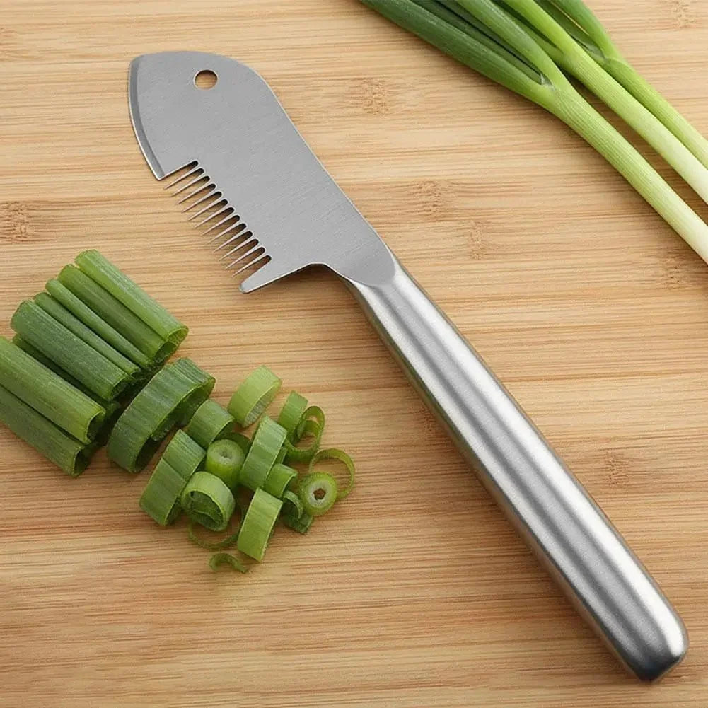Vegetable Chopper, Stainless Steel Onion Chopper with Handle, Manual Food Chopper, Kitchen Utensils for Carrots_05