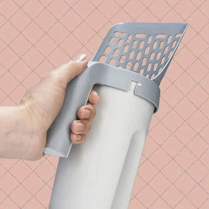 Cat Litter Scoop with Container, Cat Litter Scooper with Sieve, Litter Tray Scoop for Hygienic Cleaning_04
