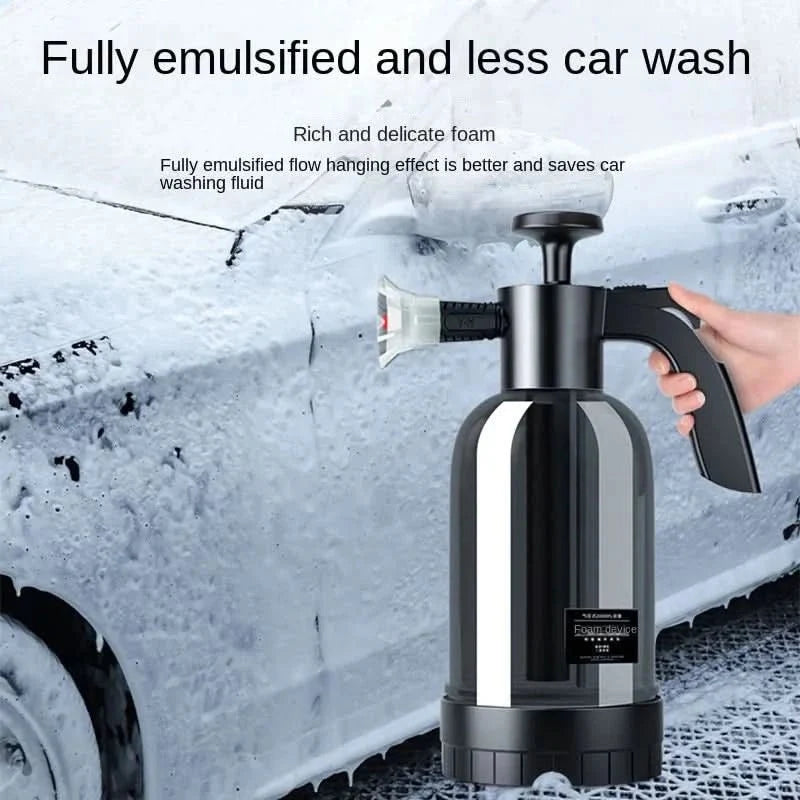 Garden Sprayer 2 Litre, Foam Sprayer with Hand Pump, Pump Sprayer for Car Wash and Windows, Pressure Spray Bottle_04