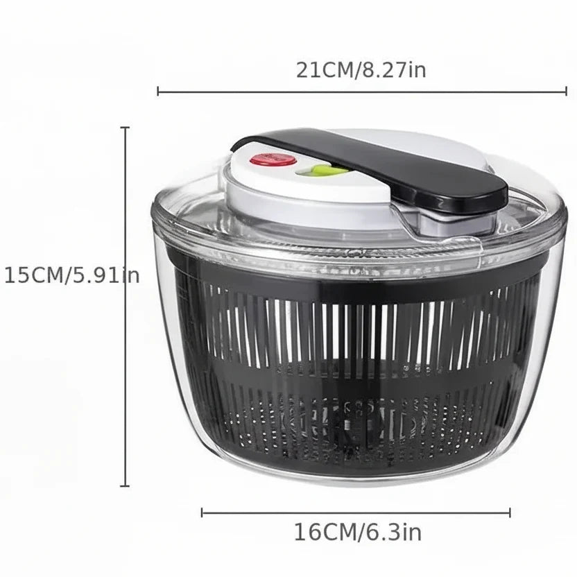 Electric Salad Spinner, Battery Powered Salad Spinner for Fruits and Vegetables, Lettuce Spinner, Salad Dryer_06