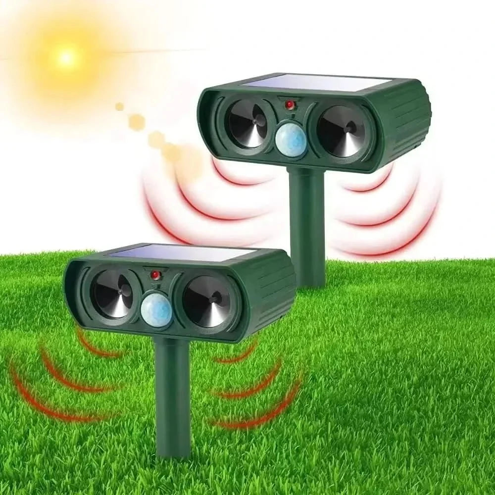 Cat Deterrent for Garden, Ultrasonic Cat and Dog Repeller with Blue LED Light, Cat Repellent for Indoor and Outdoor Use_10
