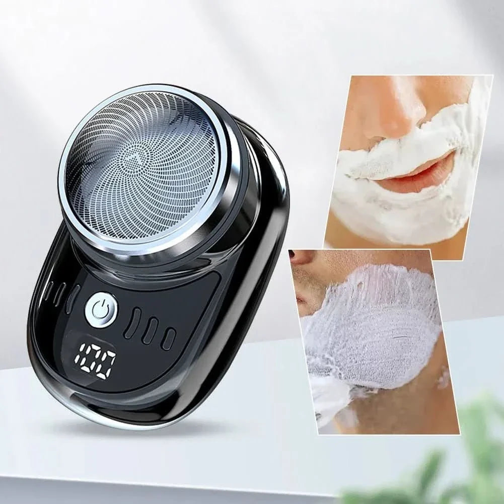 Mini Electric Shaver with USB Charging, Cordless Electric Razor with Digital Display – image 4