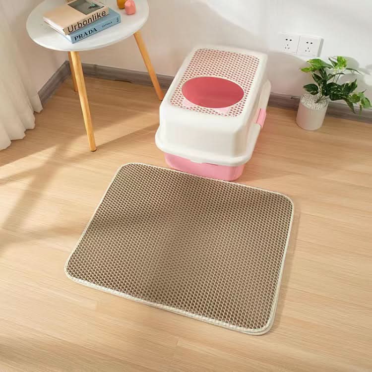 Cat Litter Mat, Non Slip Litter Tray Mat with Waterproof Double Layer, Litter Box Mat for Cats_08