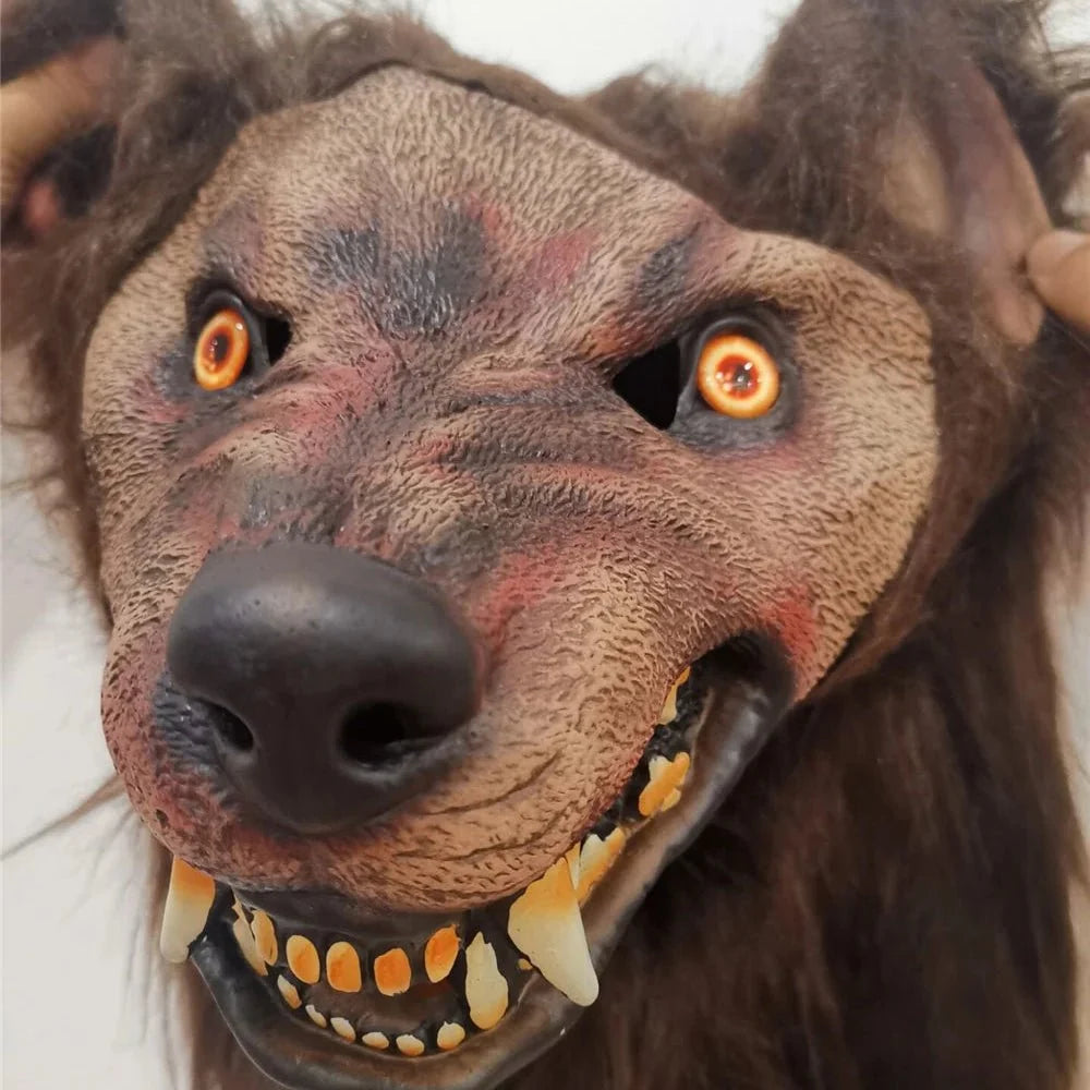 Halloween Mask, Realistic Werewolf Mask in Latex, Scary Mask for Cosplay and Fancy Dress Parties