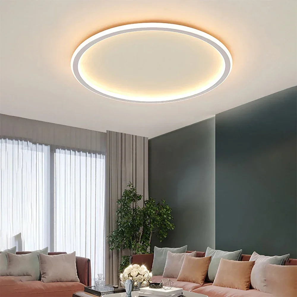 Scandinavian LED Ceiling Light Fixture with Soft Silicone Diffuser | Modern Flush Mount Design for Minimalist Spaces 8
