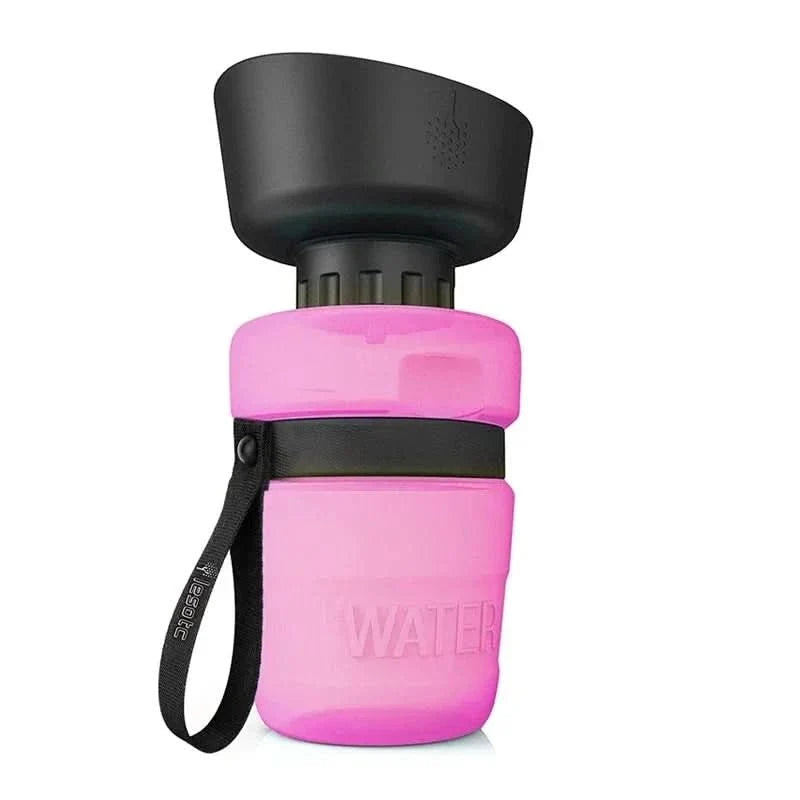 Foldable Drinking Bottle for Dogs with Bowl 520 ml, Portable Dog Water Bottle for Walks, Dog Travel Water Bottle_07