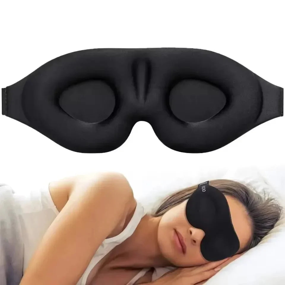 Eye Mask for Sleeping, 6D Memory Foam Sleep Mask for Deep Sleep, Light Blocking Eye Mask for Travel and Eyelashes_11