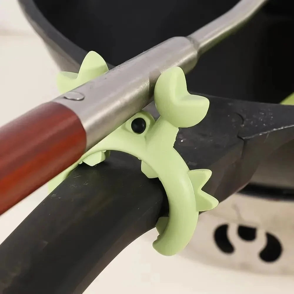 Spoon Rest with Pot Clip, Heat Resistant Spoon Holder for Cooking, Kitchen Gadgets, Kitchen Accessories_03